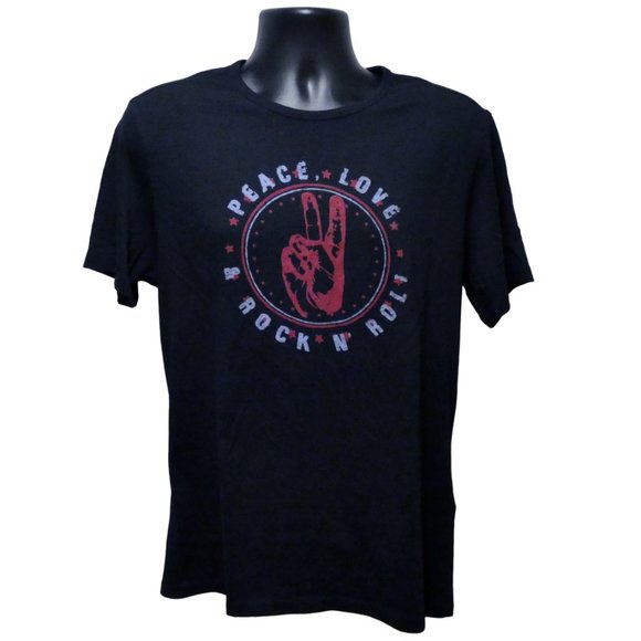 John Varvatos Other - JOHN VARVATOS Peace Love & Rock And Roll Short Sleeve T Shirt